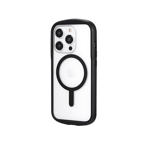 LEPLUS NEXT LN-IP23PLCCBK [iPhone 15 Pro 高速充電対応・耐衝撃ハイブリッドケース Cleary charge ブラック]