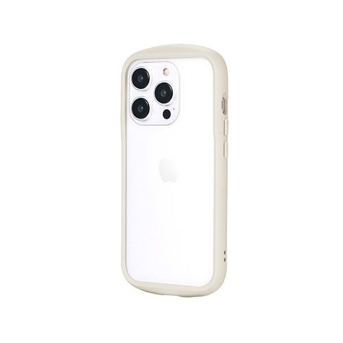 LEPLUS NEXT LN-IP23PLCWH [iPhone 15 Pro 耐衝撃ハイブリッドケース Cleary ミルクホワイト]