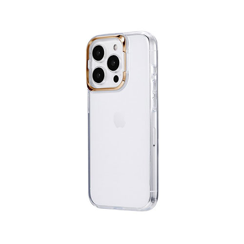 LEPLUS NEXT LN-IP23CSDGD [iPhone 15 Pro スタンド搭載ハイブリッドケース UTILO Cam Stand ゴールド]