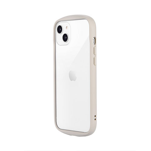 LEPLUS NEXT LN-IA22PLCBG [iPhone 14 Plus 耐衝撃ハイブリッドケース Cleary ベージュ]