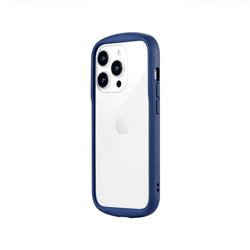 LEPLUS NEXT LN-IP22PLCNV [iPhone 14 Pro 耐衝撃ハイブリッドケース Cleary ネイビー]