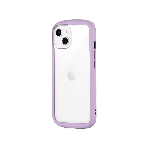 LEPLUS NEXT LN-IM22PLCPP [iPhone 14/13 耐衝撃ハイブリッドケース Cleary ラベンダー]