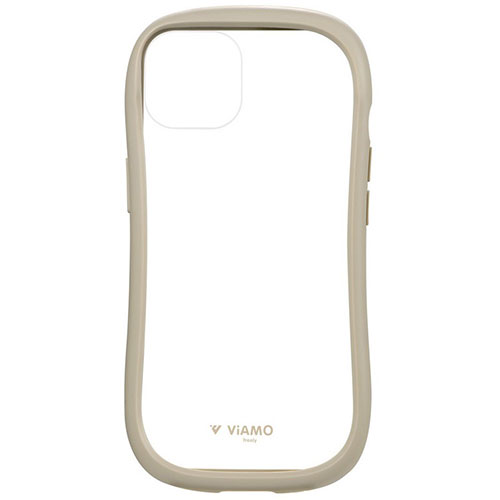 LEPLUS NEXT LN-IM22VMFBG [iPhone 14/13 耐傷・耐衝撃ハイブリッドケース ViAMO freely ベージュ]