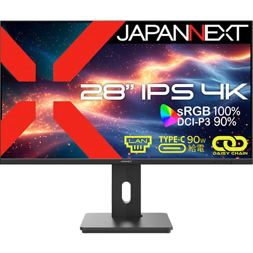 JAPANNEXT JN-IPS28U-HSPC9-DL [液晶ディスプレイ 28型/3840×2160/ブラック]