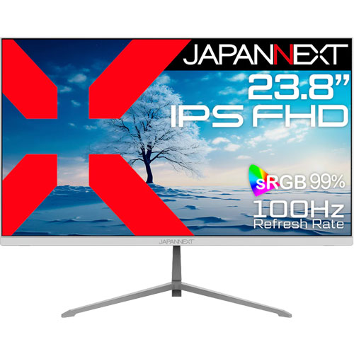 JAPANNEXT JN-IPS238FHD2-C6-W [液晶ディスプレイ 23.8型/1920×1080/ホワイト]