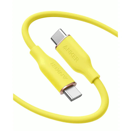 ANKER Anker A8553N72 [PowerLine3 Flow C&C 1.8m レモンイエロー]