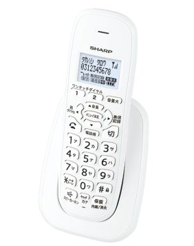 シャープ JD-KE110 [デジタルコードレス電話機用増設子機]