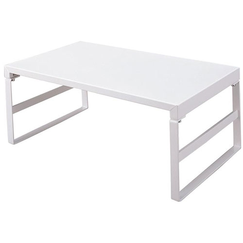 LIHIT LAB A-7331-0-WH [机上台 幅390mm ハイタイプ 白]