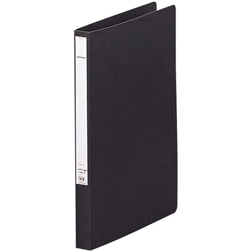 LIHIT LAB F-367-11-BK [パンチレスファイル(HEAVY DUTY) A4S 黒]