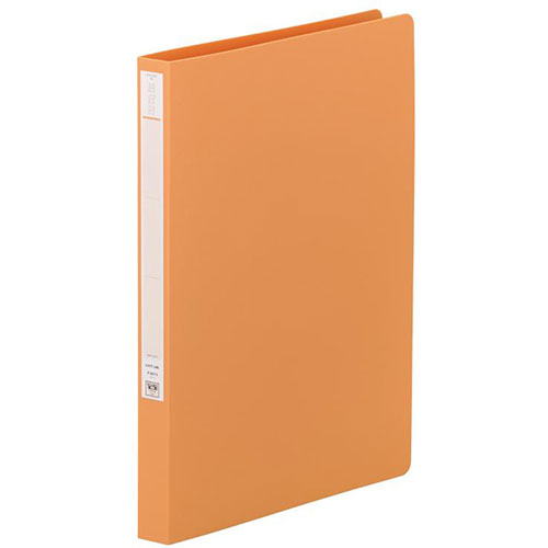 LIHIT LAB F-367-3-ORX5 [【5個セット】 パンチレスファイル(HEAVY DUTY) A4S 橙]