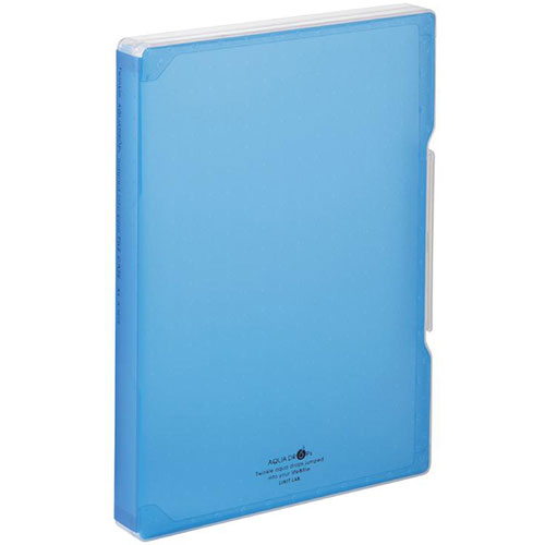 LIHIT LAB A-5029-8-BL [AQUA DROPs ファイルケース A4 青]