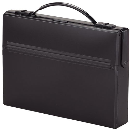 LIHIT LAB A-660-24-BK [ダレスバッグ A4 黒]