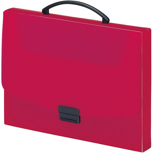 LIHIT LAB A-5005-3-RDX5 [【5個セット】 AQUA DROPs バッグ A4 赤]