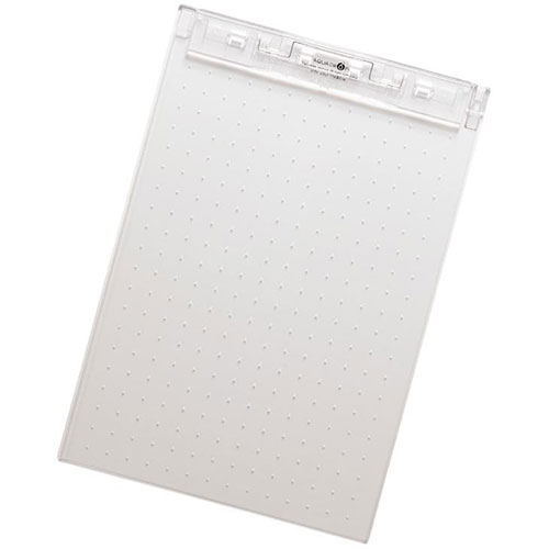 LIHIT LAB A-5067-25-CRX5 [【5個セット】 AQUA DROPs 超薄型クリップボード A4 クリスタル]