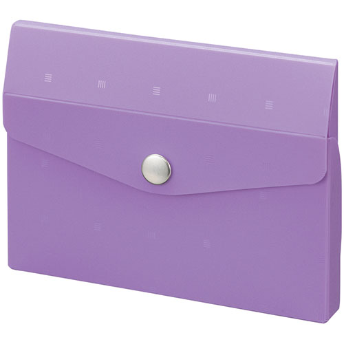 LIHIT LAB A-6002-10-PUX10 [【10個セット】 CUBE FIZZ カードケース パープル]