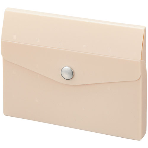LIHIT LAB A-6002-16-BEX10 [【10個セット】 CUBE FIZZ カードケース ベージュ]