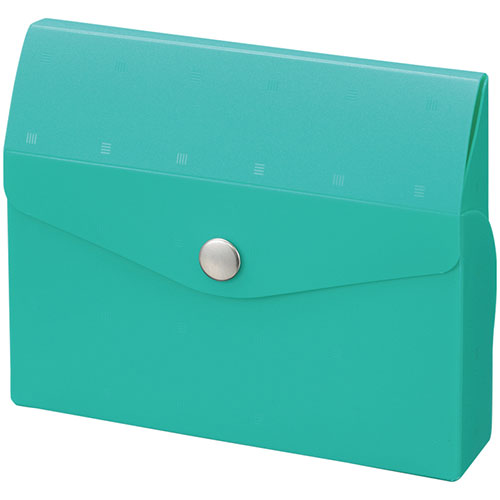 LIHIT LAB A-6003-7-GRX10 [【10個セット】 CUBE FIZZ カードケース グリーン]