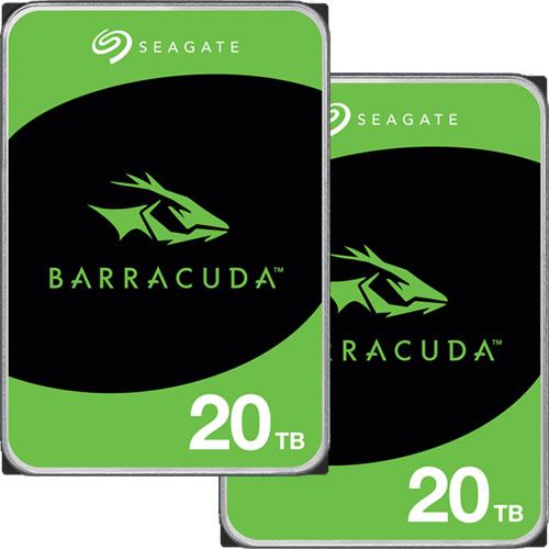 ★お得な2台セット★ST20000DM001 [BarraCuda（20TB HDD 3.5インチ SATA 6G 7200rpm 512MB）]