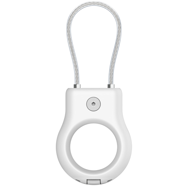 Belkin MSC009btWH [AirTag用ワイヤーケーブル付きセキュアホルダー ホワイト]
