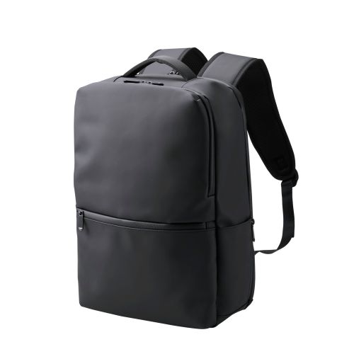 エレコム BM-BPSQ01BK [バックパック/スクエアバッグ/15.6inch/19L/ブラック]