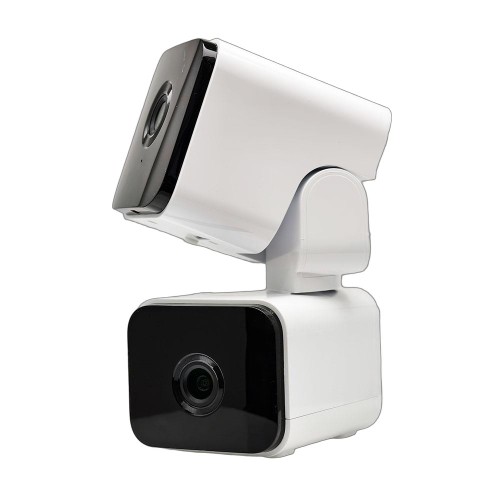 AREA MS-S2DCAM [DD-EYE デュアルレンズセキュリティーカメラ Wi-Fi 動体検知 パン・チルト 防犯・見守り・監視]