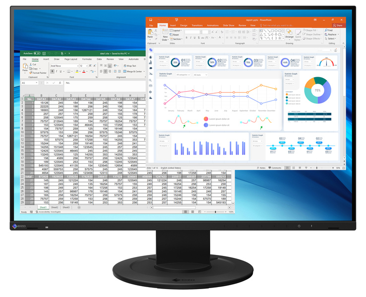 ナナオ（EIZO） FlexScan EV2410R-BK [液晶ディスプレイ 24.1型/1920×1200/ブラック]