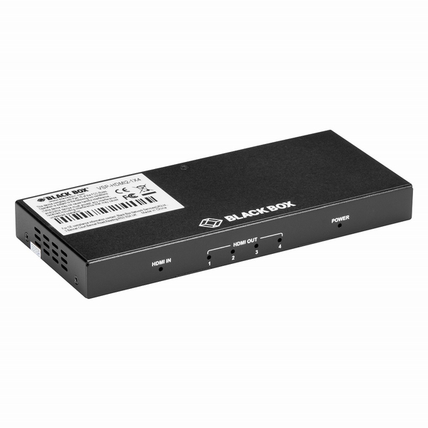 ブラックボックス・ネットワークサービス VSP-HDMI2-1X4 [HDMI 2.0 スプリッタ 4K60 1×4]