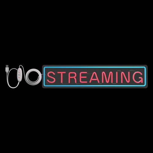 AREA MS-UNEON-STR [USBネオンサインライト　「STREAMING」]