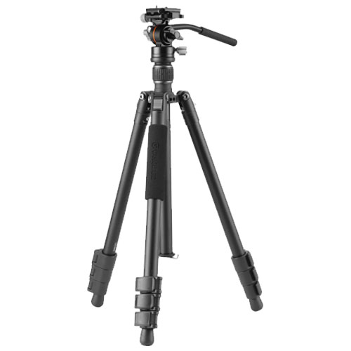 VANGUARD VESTA GO 264AV12 [コンパクトアルミ三脚 4段 VEO PV-12ビデオ雲台付属 三脚ケース付]