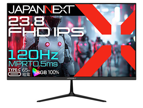 JAPANNEXT JN-IPS238G120F-C6 [ゲーミングディスプレイ 23.8型/1920×1080/ブラック]