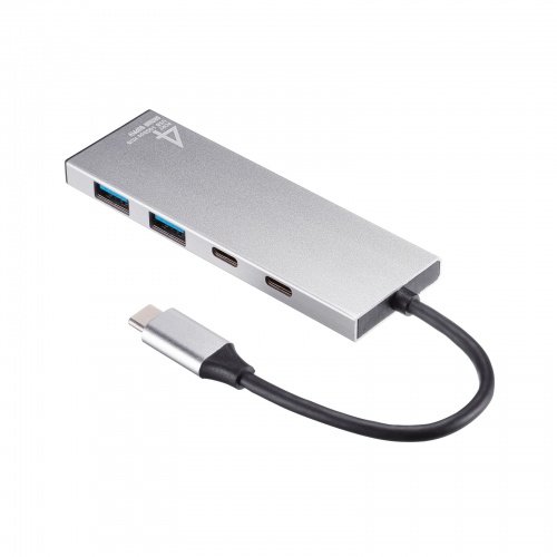 サンワサプライ USB-10TC14SV [USB 10Gbps Type-C ハブ(C×2・A×2)]