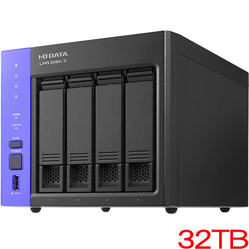 アイ・オー・データ HDL4-Z25WATB HDL4-Z25WATB32 [WS IoT2025fS WG 4ドライブ法人向けNAS 32TB]