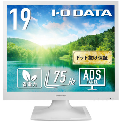LCD-SAX191DW [スクエア液晶ディスプレイ 19型/ホワイト/5年保証]