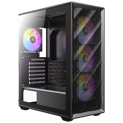ANTEC ATX ミドルタワーケース AX85 ARGB 120mm ARGBファン×4搭載
