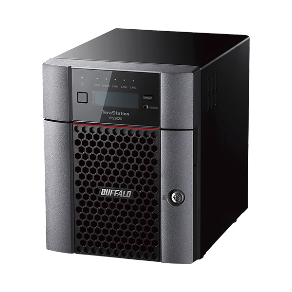 バッファロー WS5420DN08W5 [TeraStation WSIoT2025WG デスク4ベイ 8TB]