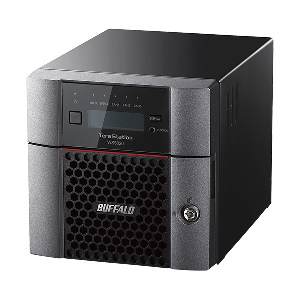 バッファロー WS5220DN04W5 [TeraStation WSIoT2025WG デスク2ベイ 4TB]