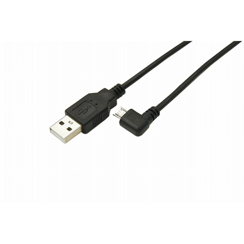 変換名人 USBA-MCRL/CA100 [USB A to micro右L型100cmケーブル]