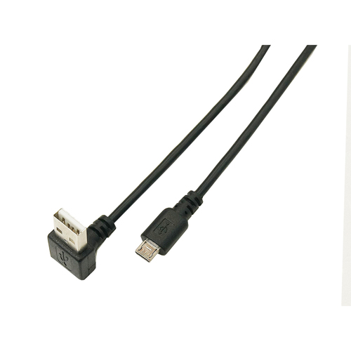 変換名人 USBADL-MC/CA100 [USB A(下L)→micro100cmケーブル]