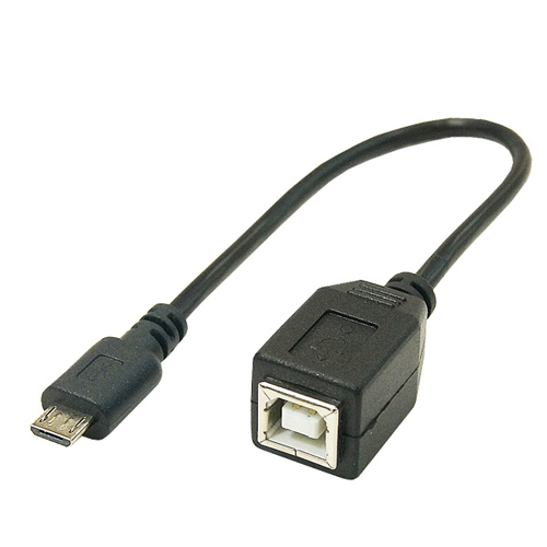 変換名人 USBMCH-BB20 [USBケーブル20cm microHOST to Bメス]