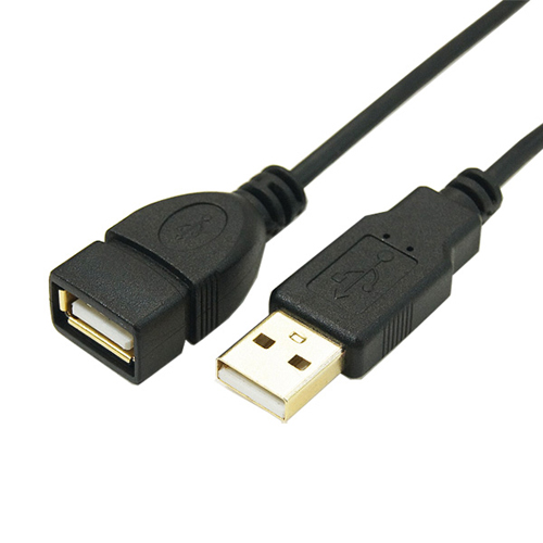 変換名人 USB2A-AB/CA500 [極細USBケーブルAオス-Aメス 5m]