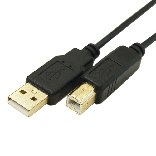変換名人 USB2A-B/CA500 [極細USBケーブルAオス-Bオス 5m]