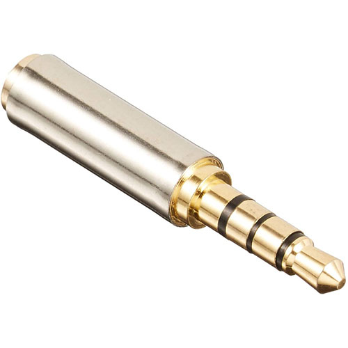 変換名人 AV/25J-35PT [AVプラグ 2.5mm(メス) to 3.5mm(オス)4極]