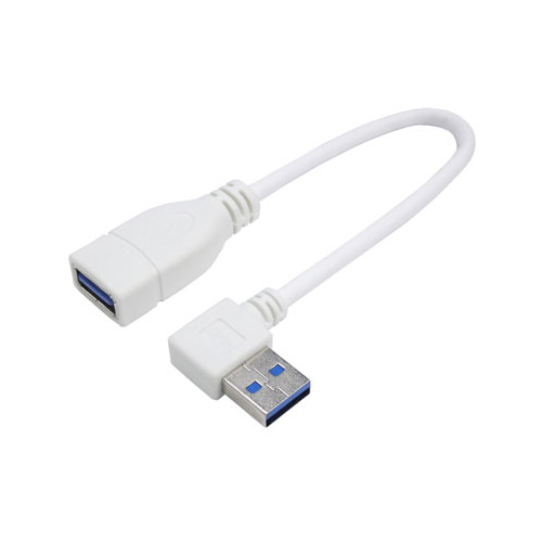 変換名人 USB3A-CA20RL [USB3.0L型ケーブル延長20(右L)]