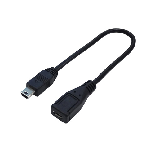 変換名人 USBM5A/MCB20F [USBケーブル20 mini(オス)to micro(メス)]