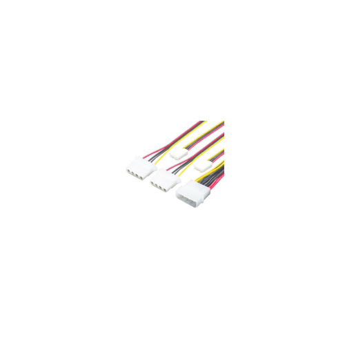 変換名人 4P-B2/S2 [4pin電源→4分岐(大2/小2)]