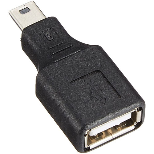 変換名人 USBAB-M5AN [USB A(メス)→miniUSB(オス)]