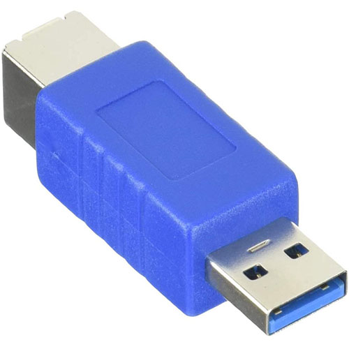 変換名人 USB3BB-AA [変換プラグ USB3.0 B(メス)-A(オス)]