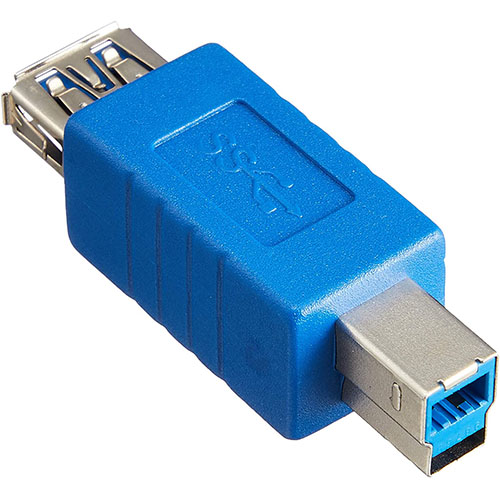 変換名人 USB3AB-BA [変換プラグ USB3.0 A(メス)-B(オス)]