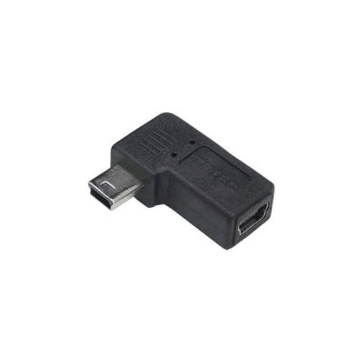 変換名人 USBM5-LLF [変換プラグ USB mini5pin 左L型(フル結線)]