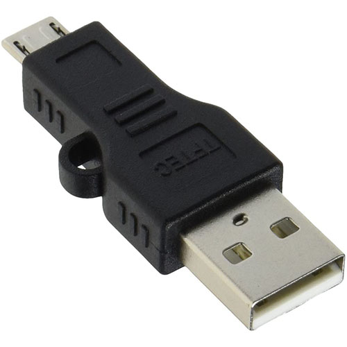 変換名人 USBA-MC5AN [変換プラグ USB A(オス)→microUSB(オス)]